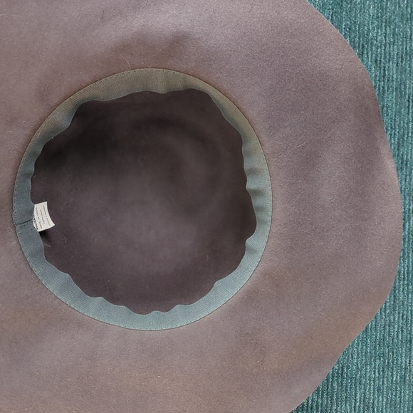 Cost Plus World Market Wool Felt Floppy Hat With Flower On Hatband - Picture 14 of 16